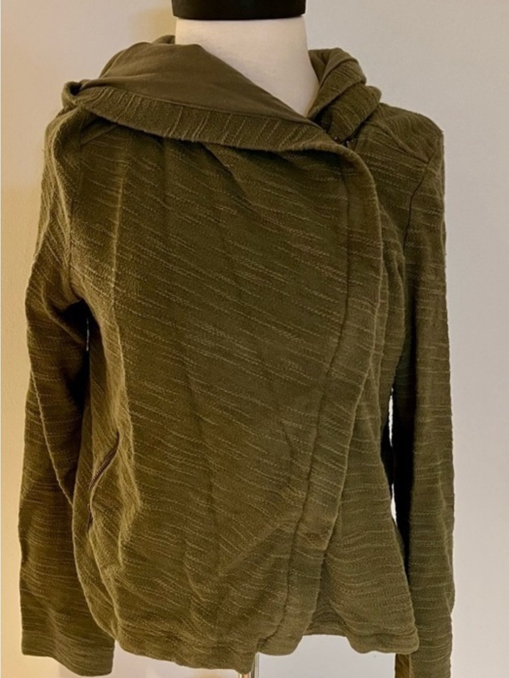 Anthropologie Olive Hooded Women's Sweater Jacket